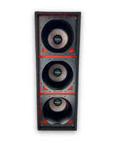 Loaded Supra Audio LA Speaker Box (3 LA 6.5'') (RED)